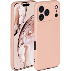 Husa Soft Touch, slim, ALC Mobile, anti soc, compatibila cu IPhone 17 Pro Max, Roz Pal Tpu