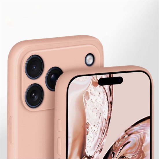 Husa Soft Touch, slim, ALC Mobile, anti soc, compatibila cu IPhone 17 Pro, Roz Pal Tpu Husa Soft Touch, slim, ALC Mobile, anti soc, compatibila cu IPhone 17 Pro, Roz Pal Tpu