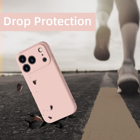 Husa Soft Touch, slim, ALC Mobile, anti soc, compatibila cu IPhone 17 Pro, Roz Pal Tpu Husa Soft Touch, slim, ALC Mobile, anti soc, compatibila cu IPhone 17 Pro, Roz Pal Tpu