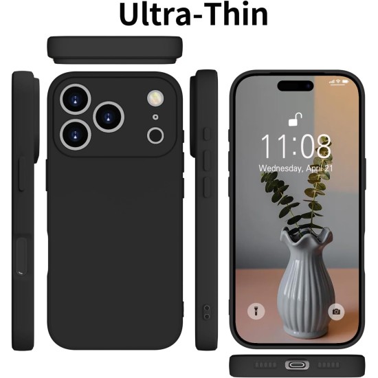 Husa Soft Touch, slim, ALC Mobile, anti soc, compatibila cu IPhone 17 Pro, Negru Tpu Husa Soft Touch, slim, ALC Mobile, anti soc, compatibila cu IPhone 17 Pro, Negru Tpu