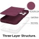 Husa Soft Touch, slim, ALC Mobile, anti soc, compatibila cu IPhone 17 Pro Max, Visiniu Tpu Husa Soft Touch, slim, ALC Mobile, anti soc, compatibila cu IPhone 17 Pro Max, Visiniu Tpu