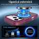 Husa pentru iPhone 18 Pro Max, Compatibila cu MagSafe, Anti-Soc, Decupaj Mare pentru Camere, Finisaj Matte, Dark Cherry