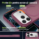 Husa pentru iPhone 18 Pro Max, Compatibila cu MagSafe, Anti-Soc, Decupaj Mare pentru Camere, Finisaj Matte, Dark Cherry