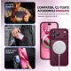 Husa Matte compatibil cu MagSafe pentru IPhone 18 Pro Max, protectie completa, contur Dark Cherry