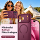 Husa Matte compatibil cu MagSafe pentru IPhone 18 Pro Max, protectie completa, contur Dark Cherry