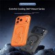 Husa pentru iPhone 18 Pro Max compatibila cu MagSafe Anti-Soc, Design Mesh, Inel Rotativ 360, Negru