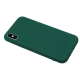 Husa silicon soft-touch compatibila cu Apple IPhone X / Xs, Dark Green