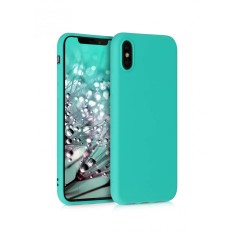 Husa Silicon Soft-Touch Compatibila Cu Apple IPhone X / Xs, Turqoise