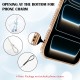 Husa compatibila cu IPhone 17 Pro, Compatibila cu MagSafe, Contur Auriu cu Pietre Husa compatibila cu IPhone 17 Pro, Compatibila cu MagSafe, Contur Auriu cu Pietre