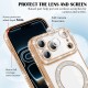 Husa compatibila cu IPhone 17 Pro, Compatibila cu MagSafe, Contur Auriu cu Pietre Husa compatibila cu IPhone 17 Pro, Compatibila cu MagSafe, Contur Auriu cu Pietre
