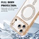 Husa compatibila cu IPhone 17 Pro, Compatibila cu MagSafe, Contur Auriu cu Pietre Husa compatibila cu IPhone 17 Pro, Compatibila cu MagSafe, Contur Auriu cu Pietre