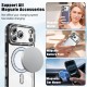 Husa compatibila cu IPhone 17 Pro, Compatibila cu MagSafe, Contur Negru cu Pietre Husa compatibila cu IPhone 17 Pro, Compatibila cu MagSafe, Contur Negru cu Pietre