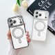 Husa compatibila cu IPhone 17 Pro, Compatibila cu MagSafe, Contur Negru cu Pietre Husa compatibila cu IPhone 17 Pro, Compatibila cu MagSafe, Contur Negru cu Pietre