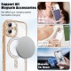 Husa compatibila cu IPhone 17, Compatibila cu MagSafe, Contur Auriu cu Pietre Husa compatibila cu IPhone 17, Compatibila cu MagSafe, Contur Auriu cu Pietre