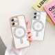 Husa compatibila cu IPhone 17, Compatibila cu MagSafe, Contur Auriu cu Pietre Husa compatibila cu IPhone 17, Compatibila cu MagSafe, Contur Auriu cu Pietre