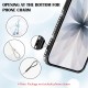 Husa compatibila cu IPhone 17, Compatibila cu MagSafe, Contur Negru cu Pietre Husa compatibila cu IPhone 17, Compatibila cu MagSafe, Contur Negru cu Pietre