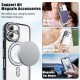 Husa compatibila cu IPhone 17, Compatibila cu MagSafe, Contur Negru cu Pietre Husa compatibila cu IPhone 17, Compatibila cu MagSafe, Contur Negru cu Pietre