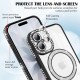 Husa compatibila cu IPhone 17, Compatibila cu MagSafe, Contur Negru cu Pietre Husa compatibila cu IPhone 17, Compatibila cu MagSafe, Contur Negru cu Pietre