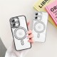 Husa compatibila cu IPhone 17, Compatibila cu MagSafe, Contur Negru cu Pietre Husa compatibila cu IPhone 17, Compatibila cu MagSafe, Contur Negru cu Pietre