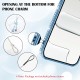 Husa compatibila cu IPhone 17 Air, Compatibila cu MagSafe, Contur Albastru cu Pietre Husa compatibila cu IPhone 17 Air, Compatibila cu MagSafe, Contur Albastru cu Pietre