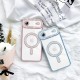 Husa compatibila cu IPhone 17 Air, Compatibila cu MagSafe, Contur Albastru cu Pietre Husa compatibila cu IPhone 17 Air, Compatibila cu MagSafe, Contur Albastru cu Pietre