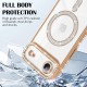 Husa compatibila cu IPhone 17 Air, Compatibila cu MagSafe, Contur Auriu cu Pietre Husa compatibila cu IPhone 17 Air, Compatibila cu MagSafe, Contur Auriu cu Pietre