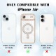 Husa compatibila cu IPhone 17 Air, Compatibila cu MagSafe, Contur Auriu cu Pietre Husa compatibila cu IPhone 17 Air, Compatibila cu MagSafe, Contur Auriu cu Pietre