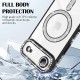 Husa compatibila cu IPhone 17 Air, Compatibila cu MagSafe, Contur Negru cu Pietre Husa compatibila cu IPhone 17 Air, Compatibila cu MagSafe, Contur Negru cu Pietre