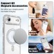 Husa compatibila cu IPhone 17 Air, Compatibila cu MagSafe, Contur Silver cu Pietre Husa compatibila cu IPhone 17 Air, Compatibila cu MagSafe, Contur Silver cu Pietre