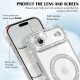 Husa compatibila cu IPhone 17 Air, Compatibila cu MagSafe, Contur Silver cu Pietre Husa compatibila cu IPhone 17 Air, Compatibila cu MagSafe, Contur Silver cu Pietre