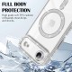 Husa compatibila cu IPhone 17 Air, Compatibila cu MagSafe, Contur Silver cu Pietre Husa compatibila cu IPhone 17 Air, Compatibila cu MagSafe, Contur Silver cu Pietre
