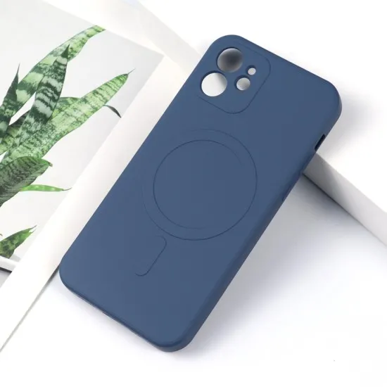 Husa culoarea Albasru pentru cu iPhone 13 Pro Max, cu incarcare tip MagSafe - ALC®