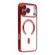 Husa compatibila cu IPhone 17 Pro Max, ALC MOBILE, pentru telefon mobil cu protectie pentru camera, Tehnologie MagSafe, rezistenta la socuri, contur Rosu