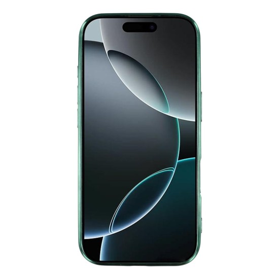 Husa compatibila cu IPhone 17 Pro Max, ALC MOBILE, pentru telefon mobil cu protectie pentru camera, Tehnologie MagSafe, rezistenta la socuri, contur Verde