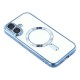 Husa compatibila cu IPhone 17, ALC MOBILE, pentru telefon mobil cu protectie pentru camera, Tehnologie MagSafe, rezistenta la socuri, contur Albastru