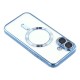 Husa compatibila cu IPhone 17, ALC MOBILE, pentru telefon mobil cu protectie pentru camera, Tehnologie MagSafe, rezistenta la socuri, contur Albastru
