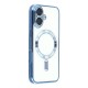 Husa compatibila cu IPhone 17, ALC MOBILE, pentru telefon mobil cu protectie pentru camera, Tehnologie MagSafe, rezistenta la socuri, contur Albastru