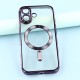 Husa compatibila cu IPhone 17, ALC MOBILE, pentru telefon mobil cu protectie pentru camera, Tehnologie MagSafe, rezistenta la socuri, contur Mov