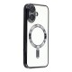Husa compatibila cu IPhone 17, ALC MOBILE, pentru telefon mobil cu protectie pentru camera, Tehnologie MagSafe, rezistenta la socuri, contur Negru