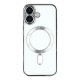 Husa compatibila cu IPhone 17, ALC MOBILE, pentru telefon mobil cu protectie pentru camera, Tehnologie MagSafe, rezistenta la socuri, contur Silver