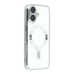 Husa compatibila cu IPhone 17, ALC MOBILE, pentru telefon mobil cu protectie pentru camera, Tehnologie MagSafe, rezistenta la socuri, contur Silver Husa compatibila cu IPhone 17, ALC MOBILE, pentru telefon mobil cu protectie pentru camera, Tehnologie MagSafe, rezistenta la socuri, contur Silver