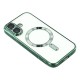 Husa compatibila cu IPhone 17, ALC MOBILE, pentru telefon mobil cu protectie pentru camera, Tehnologie MagSafe, rezistenta la socuri, contur Verde