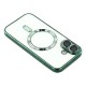 Husa compatibila cu IPhone 17, ALC MOBILE, pentru telefon mobil cu protectie pentru camera, Tehnologie MagSafe, rezistenta la socuri, contur Verde