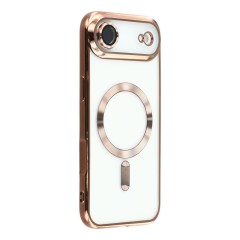 Husa compatibila cu IPhone 17 Air, ALC MOBILE, pentru telefon mobil cu protectie pentru camera, Tehnologie MagSafe, rezistenta la socuri, contur Gold