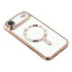 Husa compatibila cu IPhone 17 Air, ALC MOBILE, pentru telefon mobil cu protectie pentru camera, Tehnologie MagSafe, rezistenta la socuri, contur Gold
