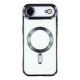 Husa compatibila cu IPhone 17 Air, ALC MOBILE, pentru telefon mobil cu protectie pentru camera, Tehnologie MagSafe, rezistenta la socuri, contur Negru