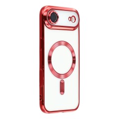 Husa compatibila cu IPhone 17 Air, ALC MOBILE, pentru telefon mobil cu protectie pentru camera, Tehnologie MagSafe, rezistenta la socuri, contur Rosu