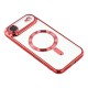 Husa compatibila cu IPhone 17 Air, ALC MOBILE, pentru telefon mobil cu protectie pentru camera, Tehnologie MagSafe, rezistenta la socuri, contur Rosu