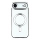 Husa compatibila cu IPhone 17 Air, ALC MOBILE, pentru telefon mobil cu protectie pentru camera, Tehnologie MagSafe, rezistenta la socuri, contur Silver