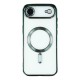 Husa compatibila cu IPhone 17 Air, ALC MOBILE, pentru telefon mobil cu protectie pentru camera, Tehnologie MagSafe, rezistenta la socuri, contur Verde